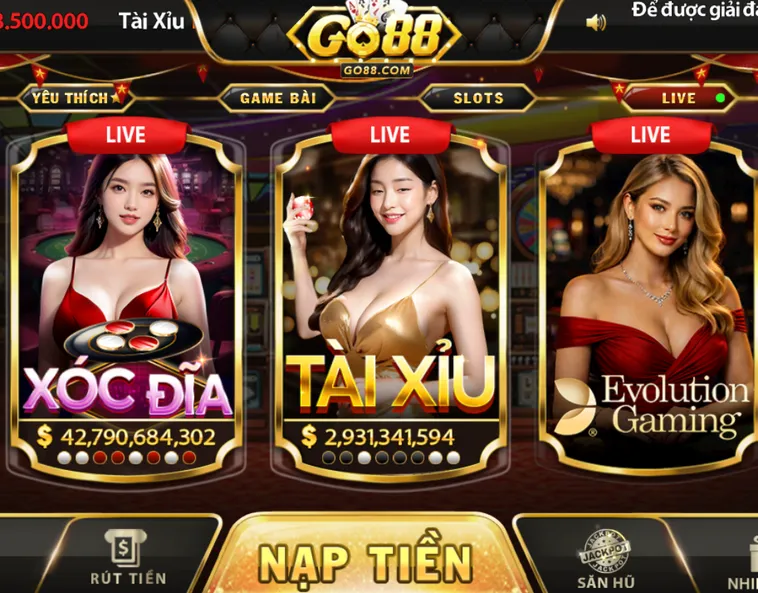 Khai Mở Không Gian Sòng Bạc Thượng Lưu Cùng Siêu Phẩm Casino Online Go88 Thời Thượng