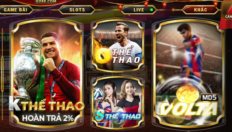 K Thể Thao Tại Go88 Sảnh Cá Độ Bóng Đá Trực Tuyến Đẳng Cấp Thượng Lưu