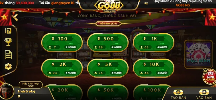Bí Truyền Xếp Bài Ăn Sập Sảnh Bài Mậu Binh Tại Go88 Từ Các Cao Thủ
