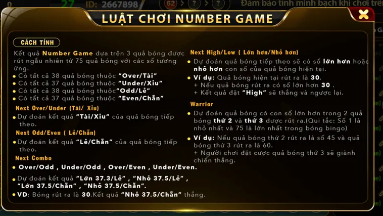 Bí Quyết Chinh Phục Sảnh Cược Number Game Tại Go88 Cho Người Đam Mê Số Học