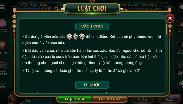 Săn Tiền Thưởng Bùng Nổ Cùng Casino Sicbo Đại Phú Quý Tại Go88 Thời Thượng
